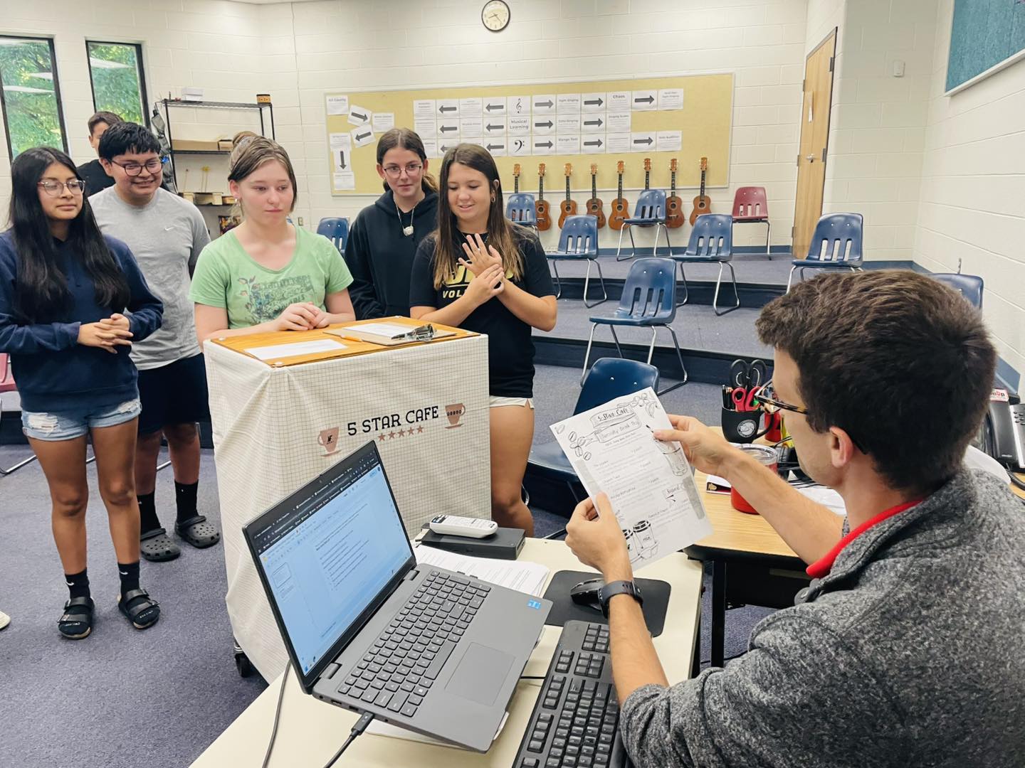 NFMS Students Debut 5-Star Cafe
